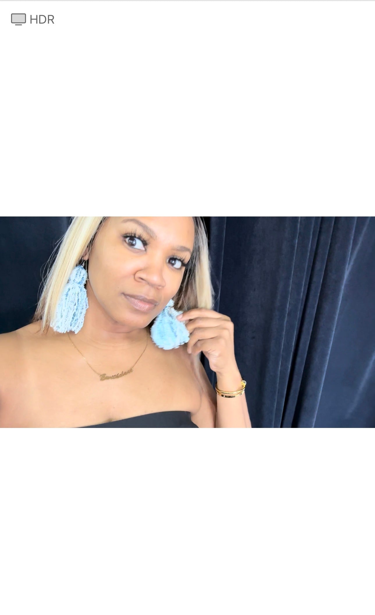Ewithclass Tassel Earrings (Clip Ons)