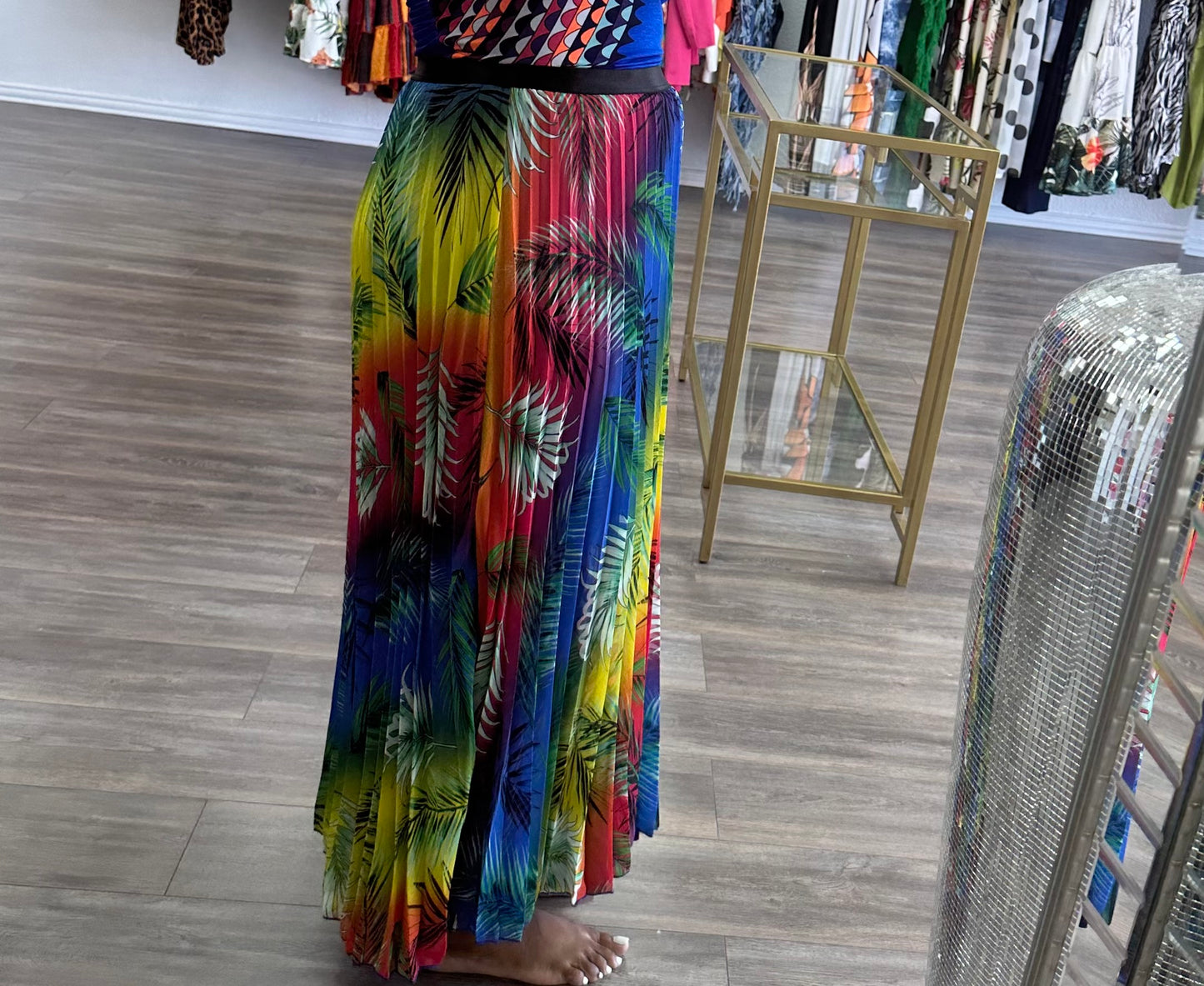 Multi Colored Leaf Skirt