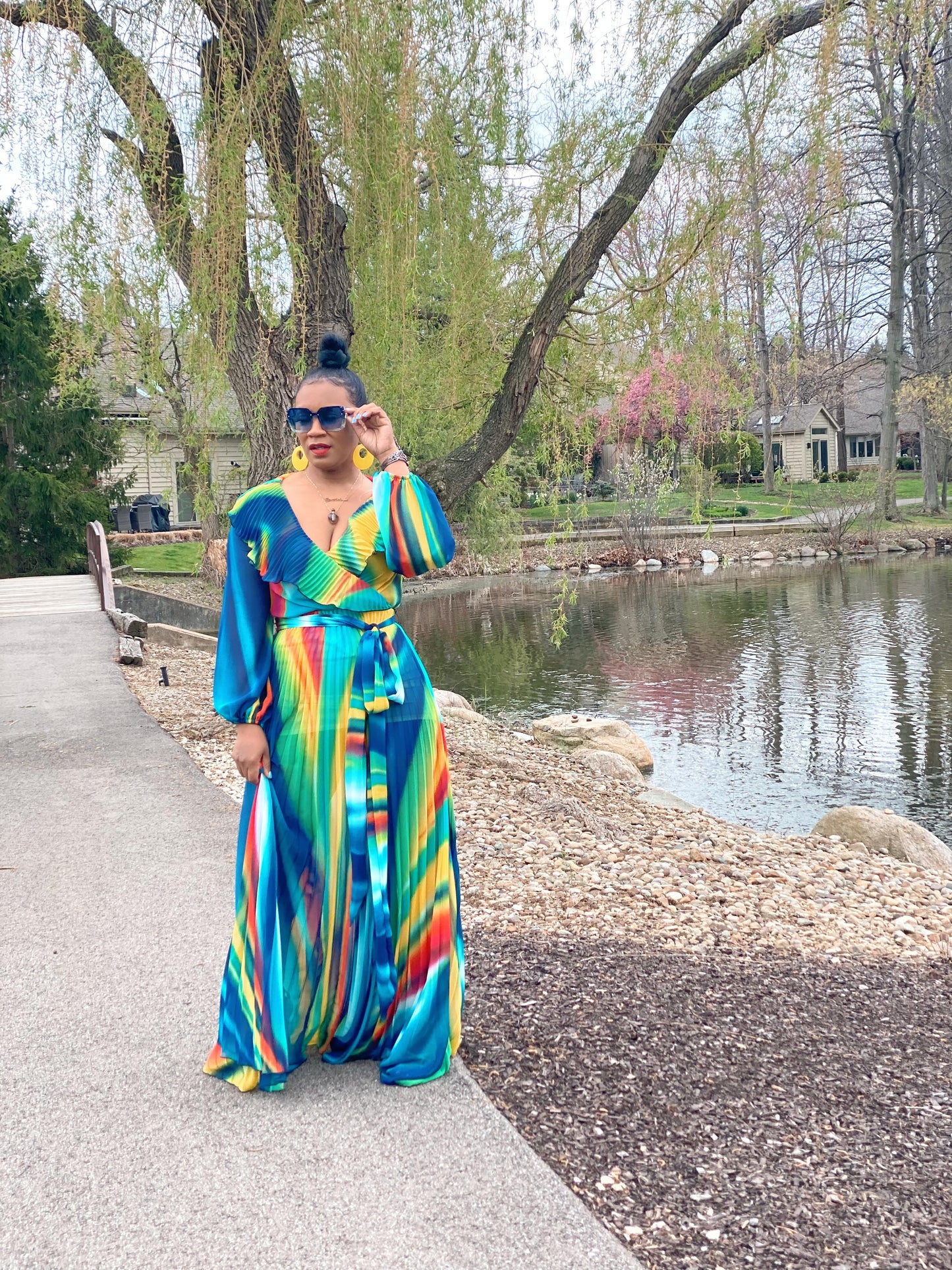 Tiffany Brunch Dress Blue