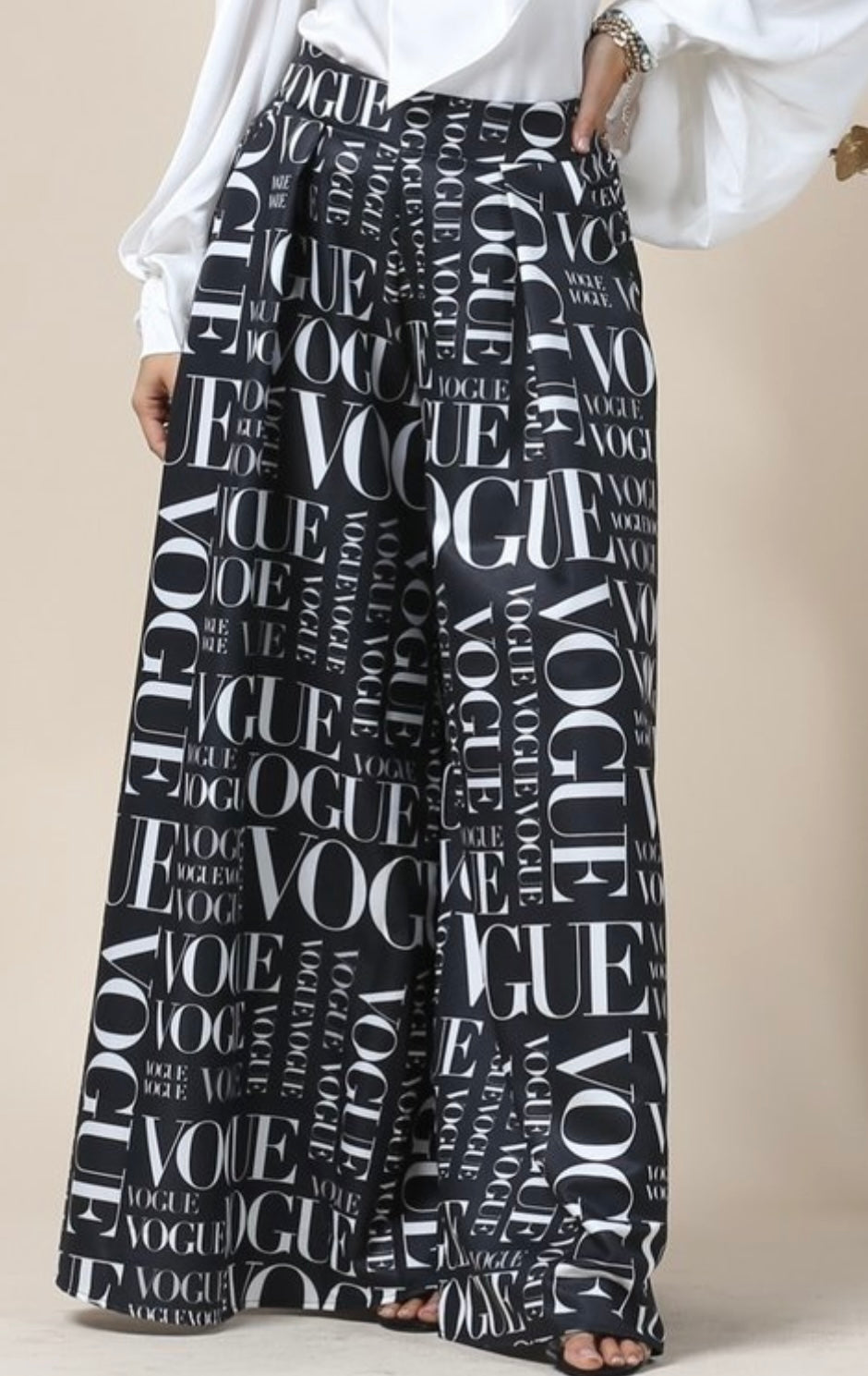 Vogue Black Palazzo Pants