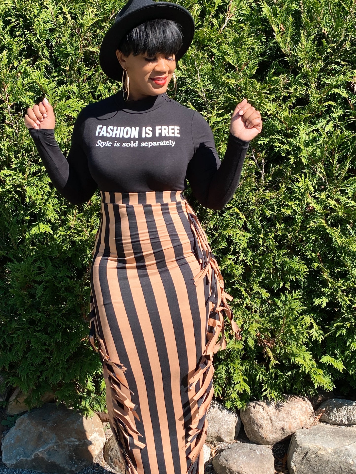 Fashion is free bodysuit