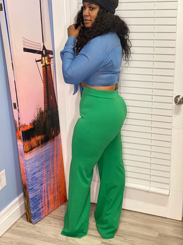 The Tailored Pant (Kelly Green)