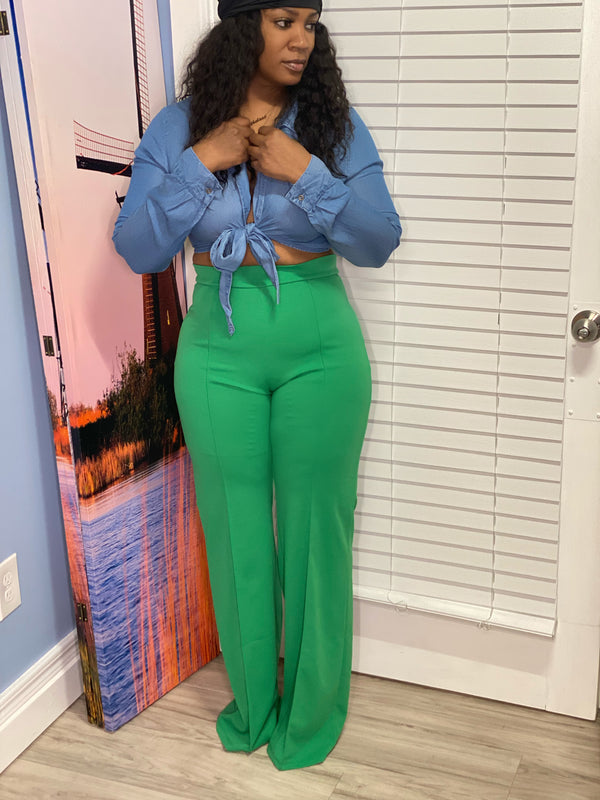 The Tailored Pant (Kelly Green)