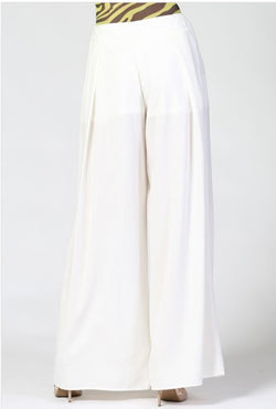 Off White Palazzo Pants